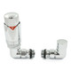 REALM-3-CR-C - Realm Corner TRV Chrome Wheelhead & Lockshield REALM-3-CR-C - Realm Corner TRV Chrome Wheelhead & Lockshield